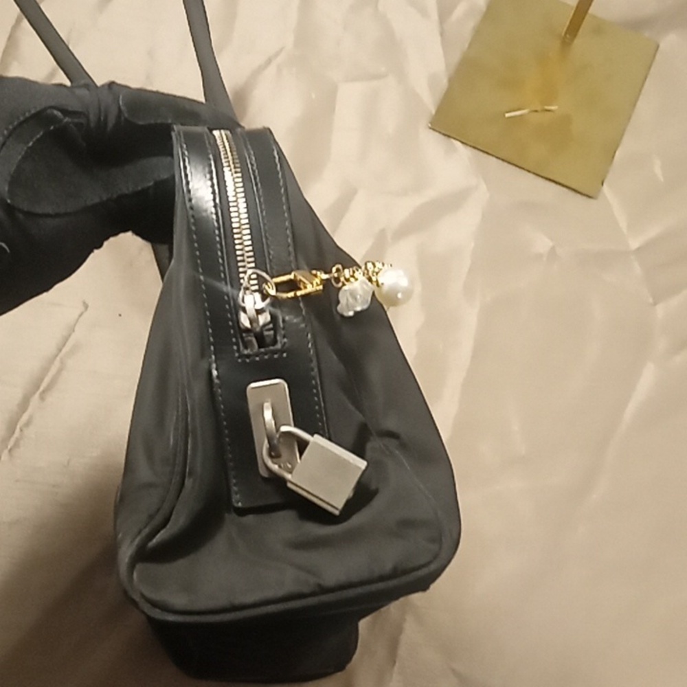 Prada Black Briefcase With Structured Design - image 4